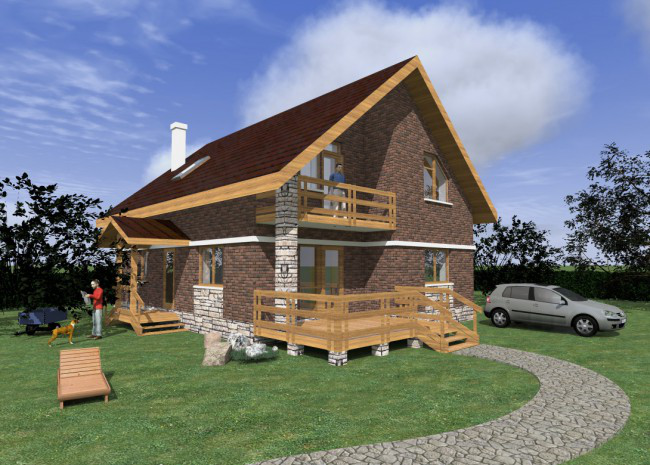 загородный дом в Подмосковье