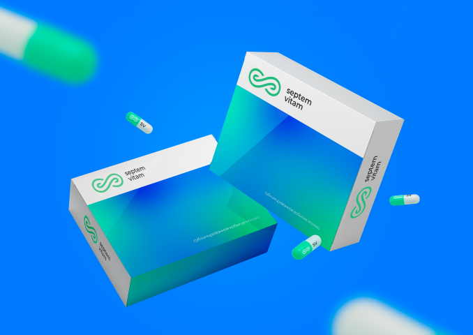 Логотип и фирменный стиль Septem vitam