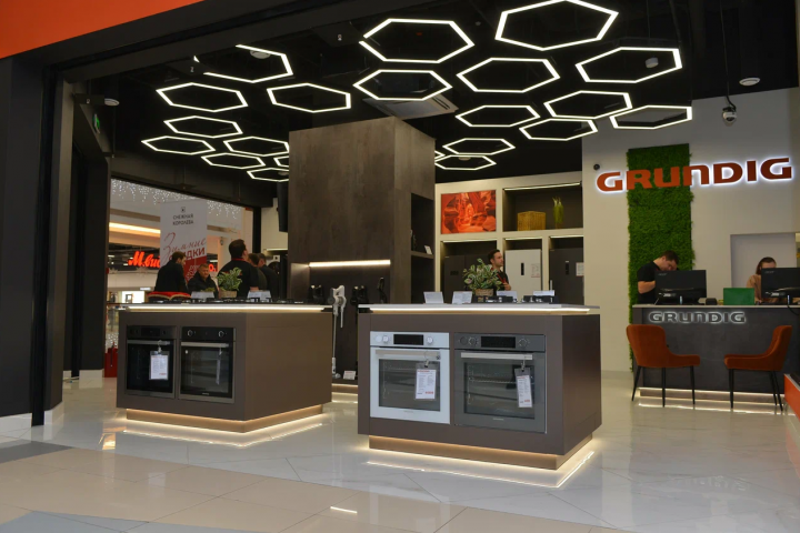 Проект интерьера магазина Grundig в Москве