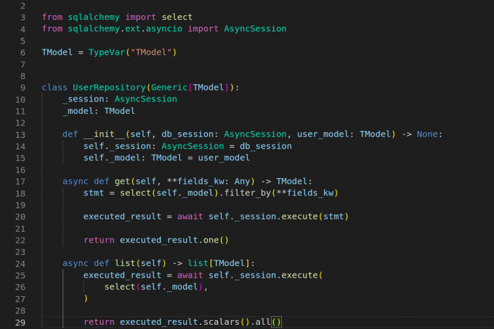 Python "Репозиторий"
