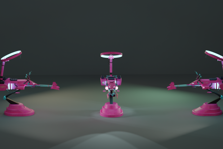 Байк в стиле Киберпанк