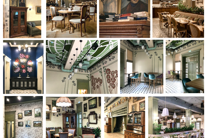 Дизайн проект ресторана "Ла Дача" г.Серпухов