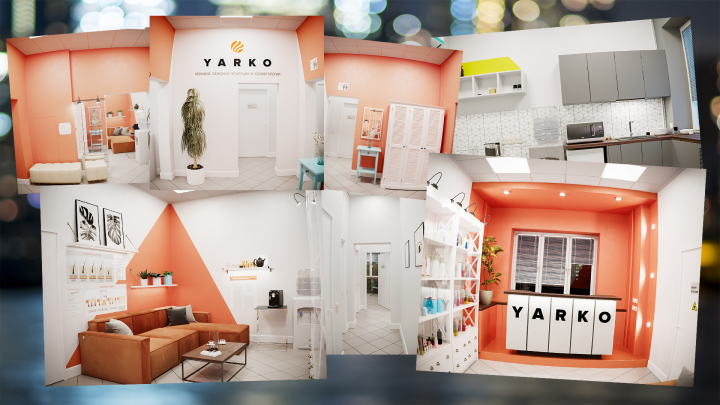 Дизайн-проект клиники лазерной эпиляции "Yarko"