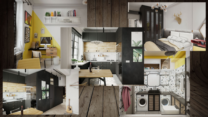 Дизайн-проект сталинки для молодой семьи