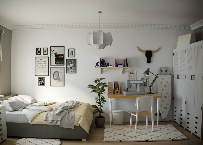 Спальня для швеи