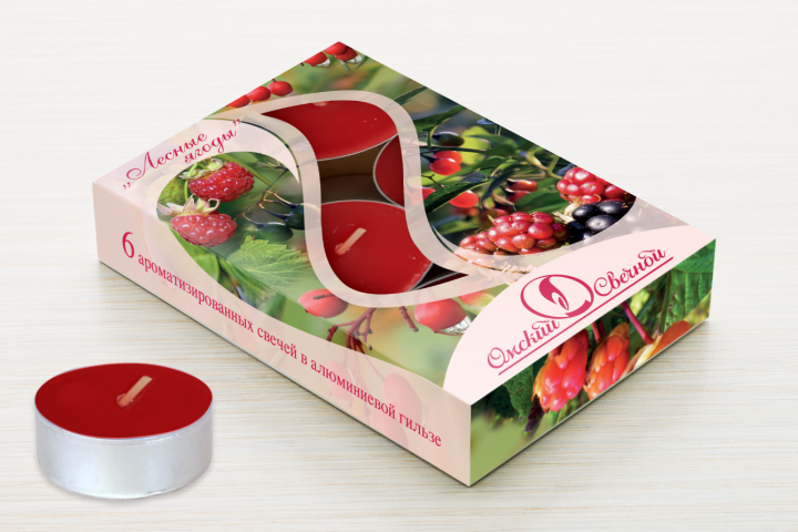 Упаковки для свечей в гильзе