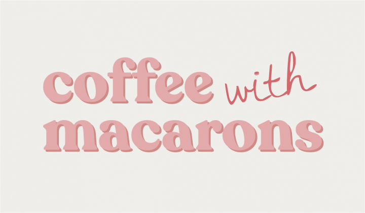 Coffee with macarons (логотип)