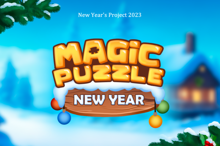 UI/UX design "Magic puzzle"