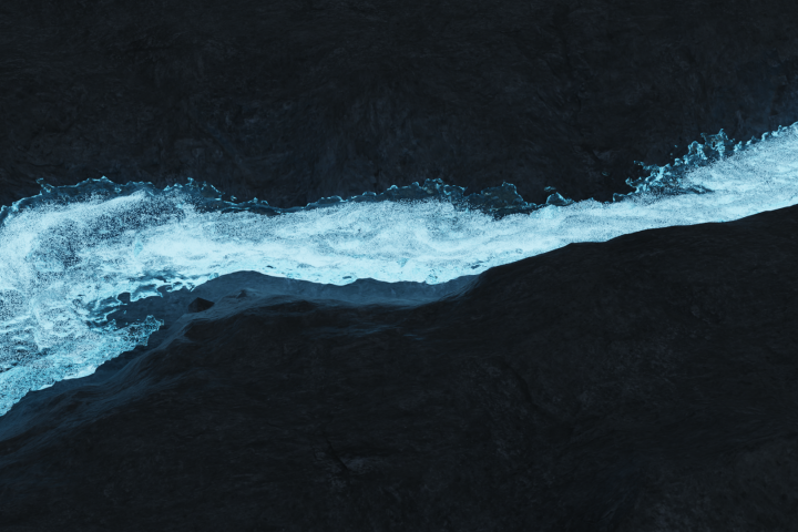 Glowing River
