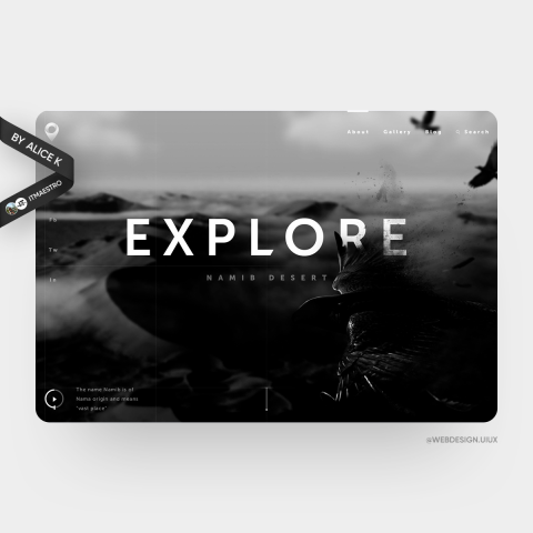 Агентство путешествий — дизайн сайта UX/UI