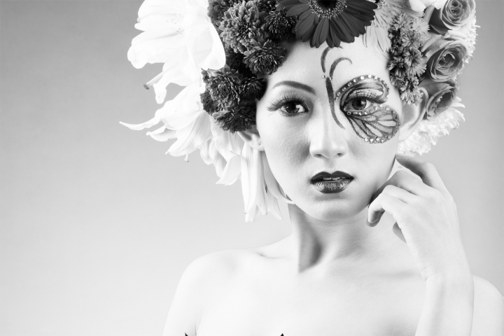 перевод цветного фото в чб