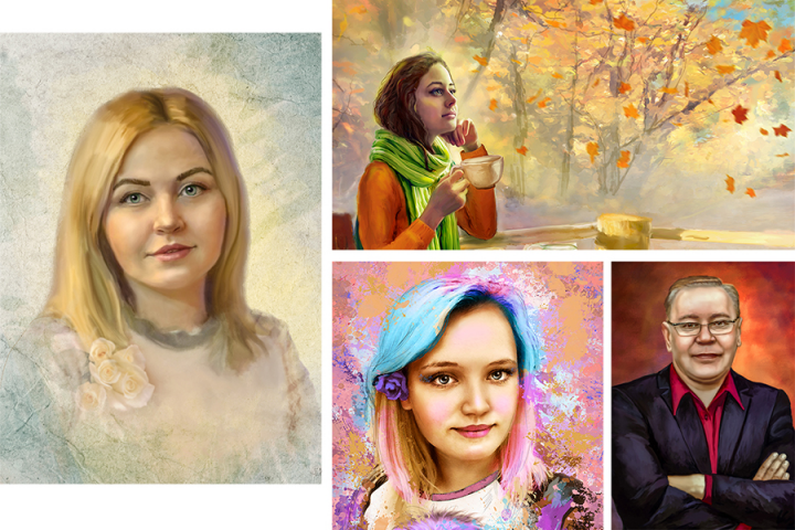 Цифровая живопись по фото