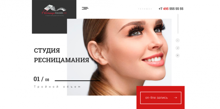 Накладные ресницы PROMO