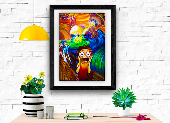 Картина "Rick and Morty"