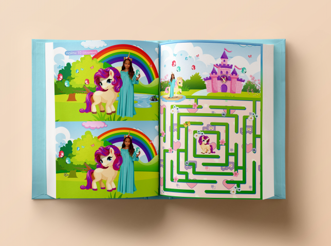 Иллюстрации, игры для книги