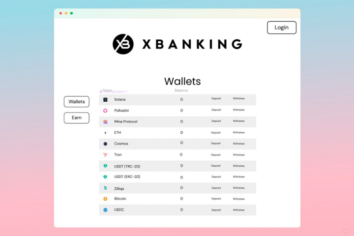 Сайт для «XBanking»