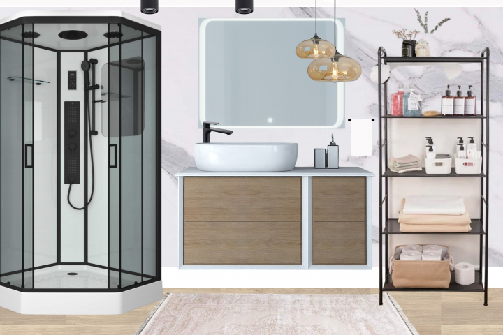 Дизайн интерьера ванной (помывочной) комнаты в бане