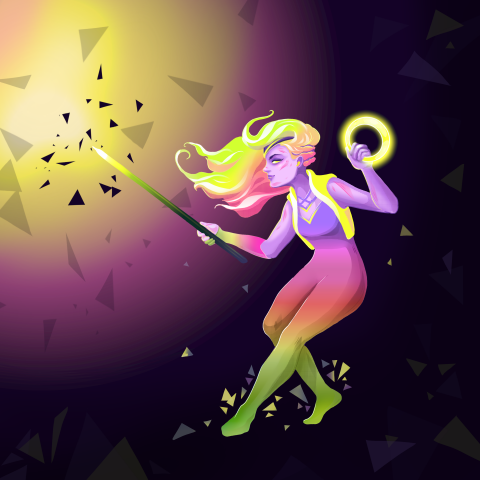 Супергерой-иллюстратор для марафона