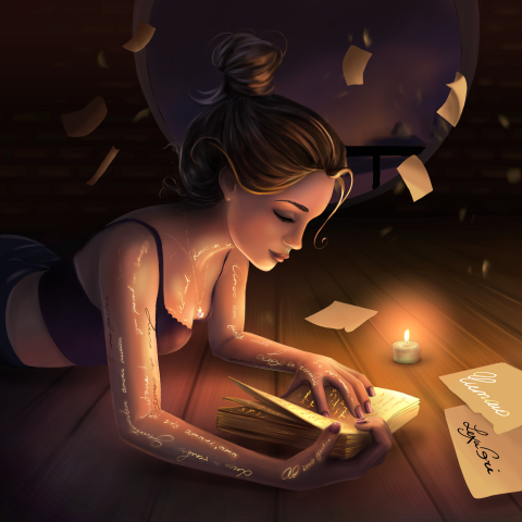 Обложка трека "Читаю" Lexa Gri