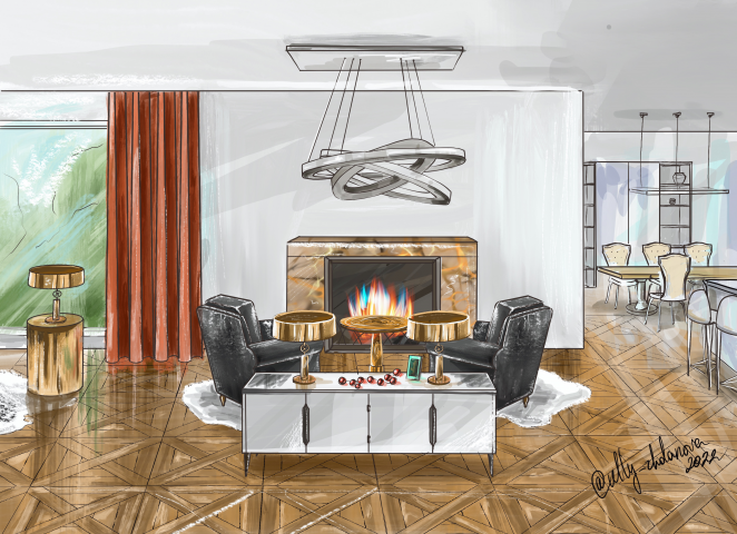 Интерьер арт