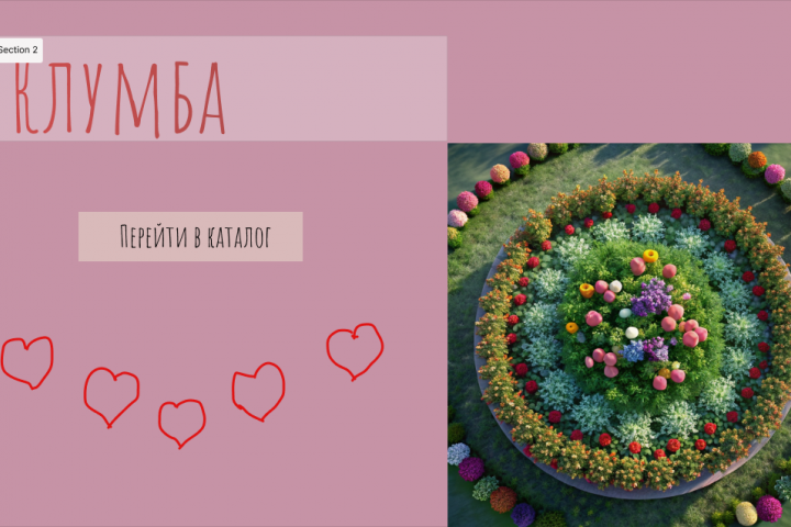Сайт магазина цветов