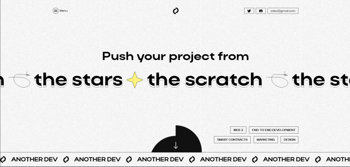 Верстка проекта "the stars the scratch"