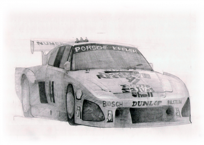 Иллюстрации Porsche classic
