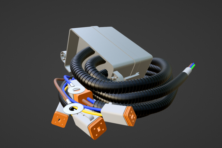 3д-модель электрооборудования