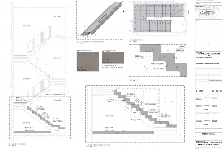 SERVICE STAIRS - Ceramic Cladding