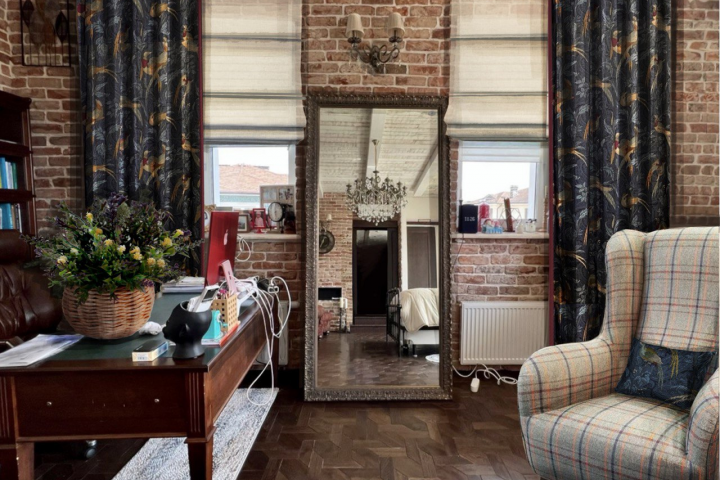 Визуализация текстильного оформления интерьера