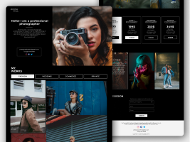 Сайт-портфолио для фотографа