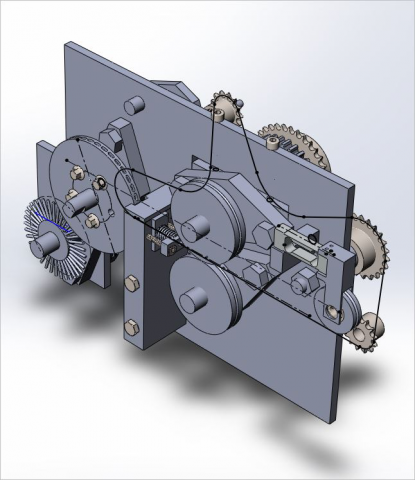 Станок для рубки проволоки. Узел подачи