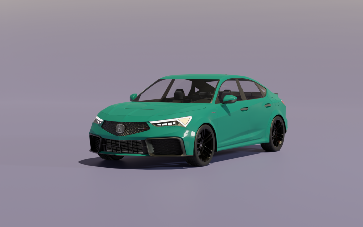 3d модель Acura Integra Type S 2024