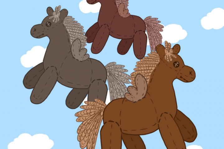 Плюшевые лошадки