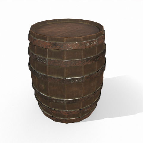 Old Wooden Barrel