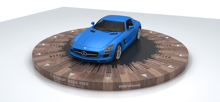 Подиум Mercedes