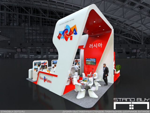 Выставочный стенд Visit Russia (Корея)