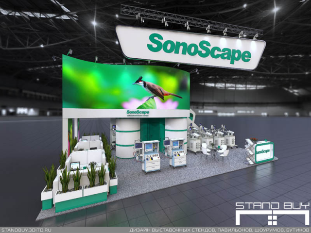 Выставочный стенд компании Sonoscape