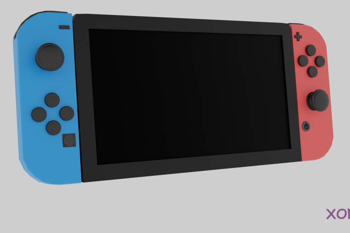 Low-poly Nintendo Switch