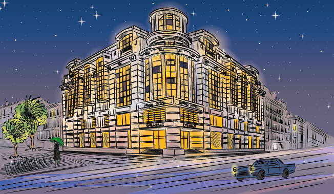 Скетч отеля GRAND HOTEL EMERALD