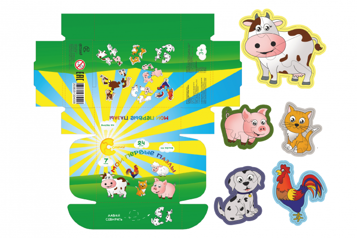 Упаковка для детских пазлов