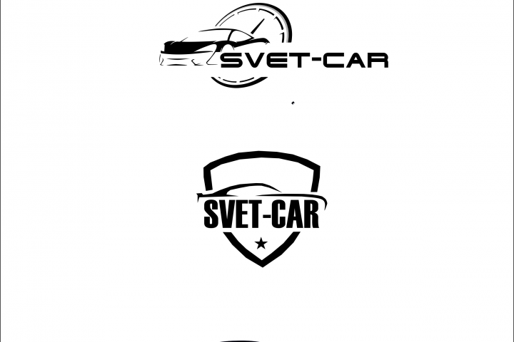 Варианты логотипов SVET-CAR