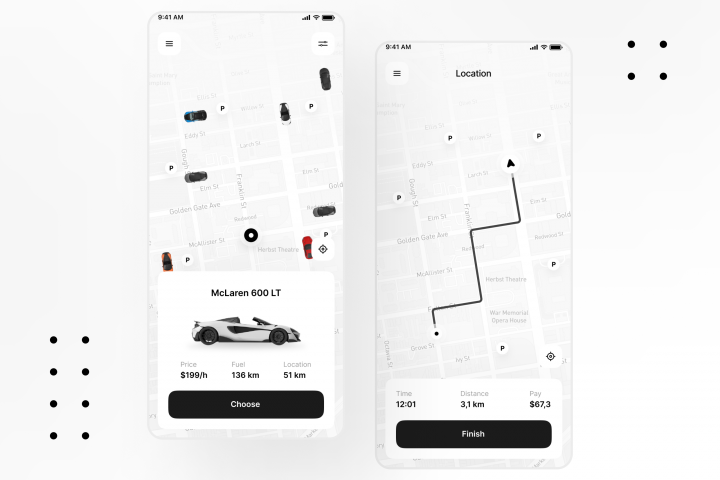 Дизайн концепт мобильного приложения