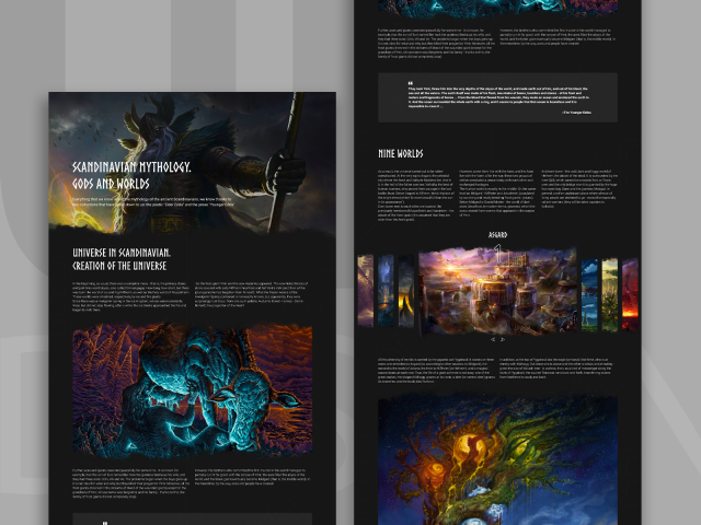 Лонгрид на тему: "Скандинавская мифология. Боги и миры"