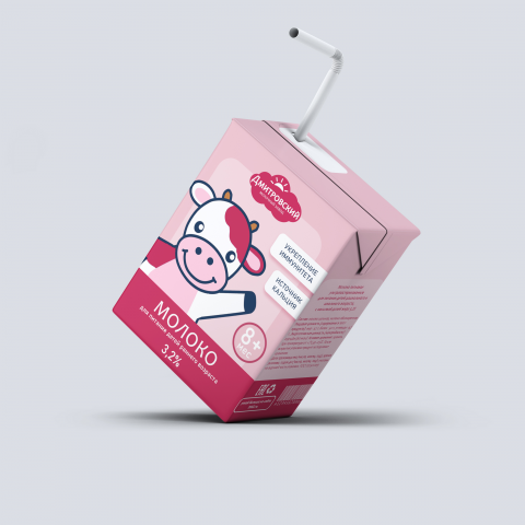 Дизайн упаковки молочной продукции