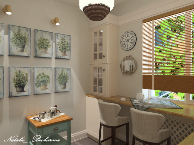 Интерьер кухни в стиле Прованс