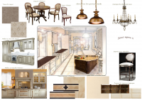 Эскиз кухни вариант 2