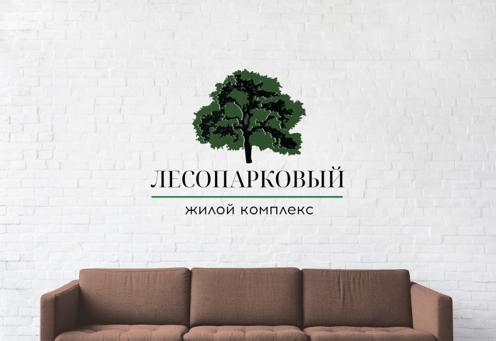 Логотип для жилого комплекса Лесопарковый