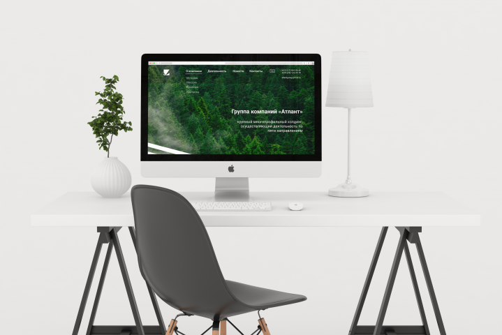 Дизайн сайта для лесозаготавливающей компании