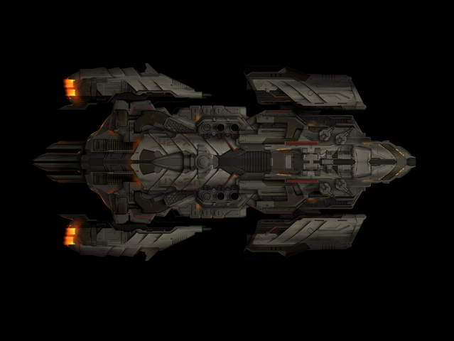 Космический корабль для игры 3